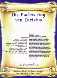 Die Psalms sing van Christus